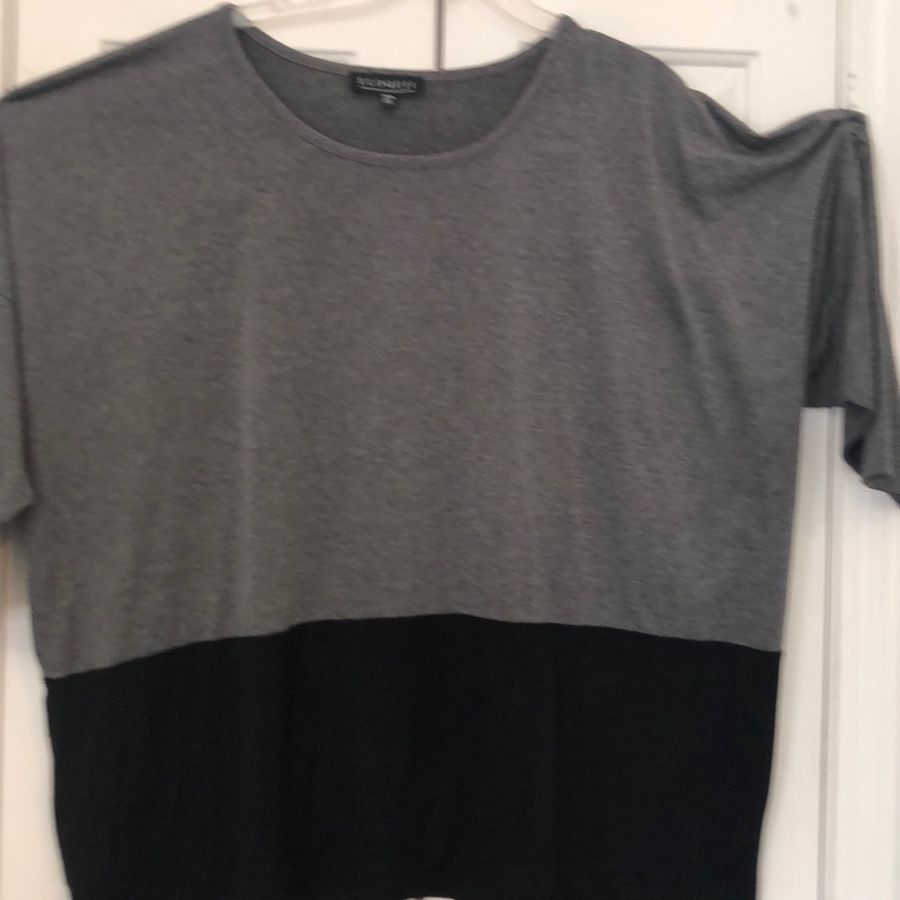 Eloquii Size 26/28 Black and Gray Top